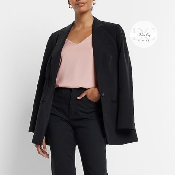 EXPRESS V-Neck Downtown Cami Textured Satin Pink Size XS - Picture 3 of 10